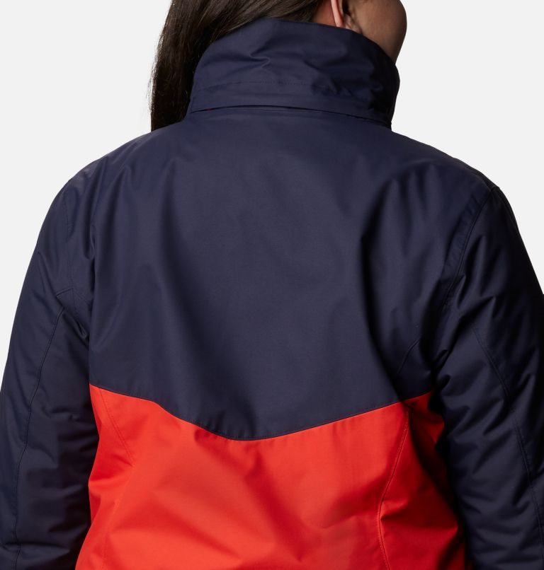 Women's Columbia Bugaboo II Interchange Fleece Jackets Orange / Navy | Plus Size CA-GC130